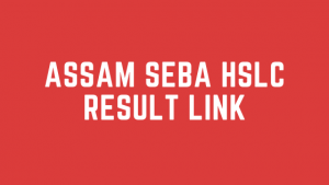 Assam SEBA HSLC Result link 2020 @ resultsassam.nic.in – 10th class result